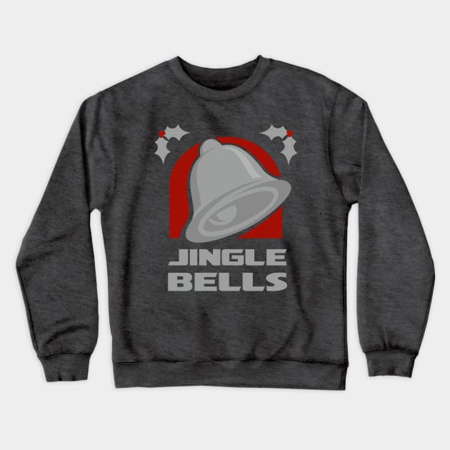 Jingle Bells - Silver Crewneck Sweatshirt by Byway Design